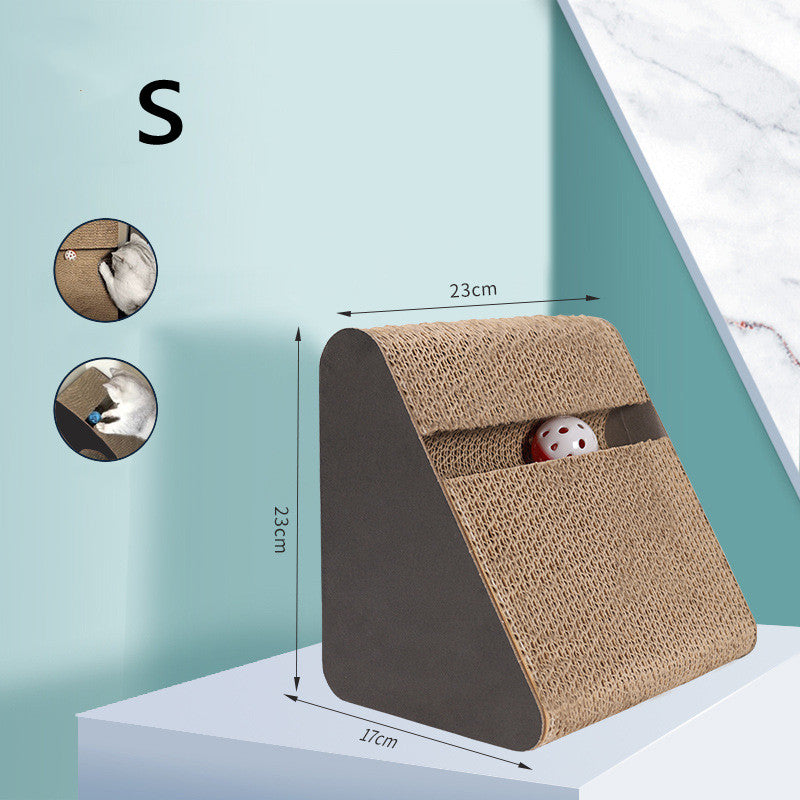 Triangle Cat Scratch Board Claw Sharpener Cat Scratch Post - 𝓢𝓱𝓸𝓹𝓵𝓮𝓬𝔂