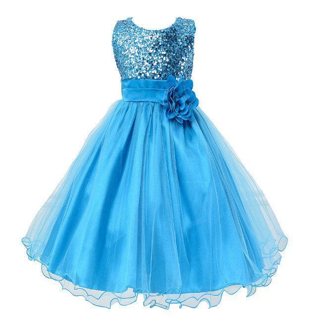Baby Sequin Dress Flower Girl Wedding Princess Dress - 𝓢𝓱𝓸𝓹𝓵𝓮𝓬𝔂