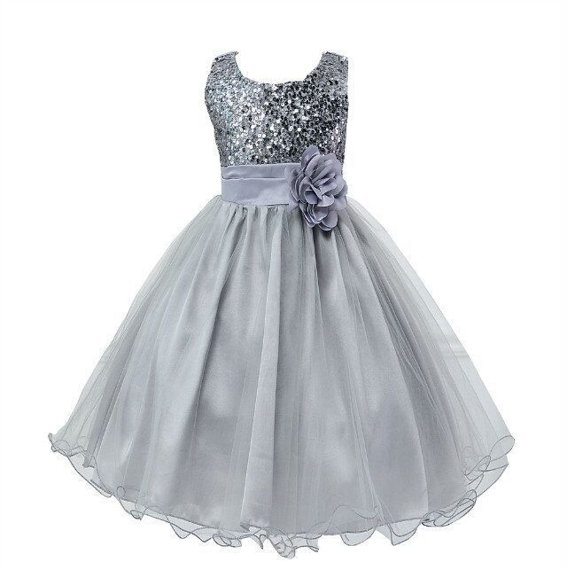 Baby Sequin Dress Flower Girl Wedding Princess Dress - 𝓢𝓱𝓸𝓹𝓵𝓮𝓬𝔂