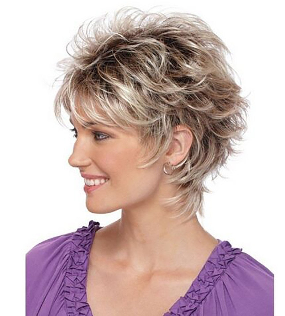 Golden Brown Melange Short Hair - 𝓢𝓱𝓸𝓹𝓵𝓮𝓬𝔂