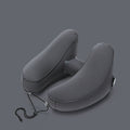Hooded Travel Pillow H Shaped Inflatable Neck Pillow Folding Lightweight Nap Car Seat Office Airplane Sleeping Cushion Pillows - 𝓢𝓱𝓸𝓹𝓵𝓮𝓬𝔂