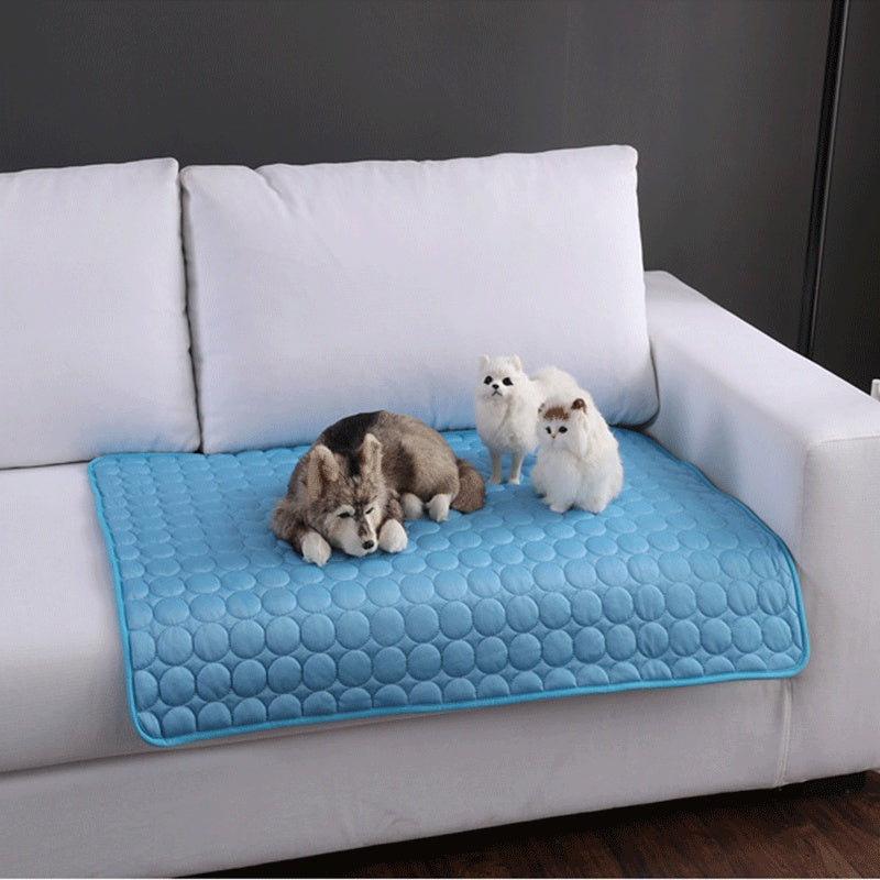 Pet Summer Portable Ice Silk Cooling Pad - 𝓢𝓱𝓸𝓹𝓵𝓮𝓬𝔂
