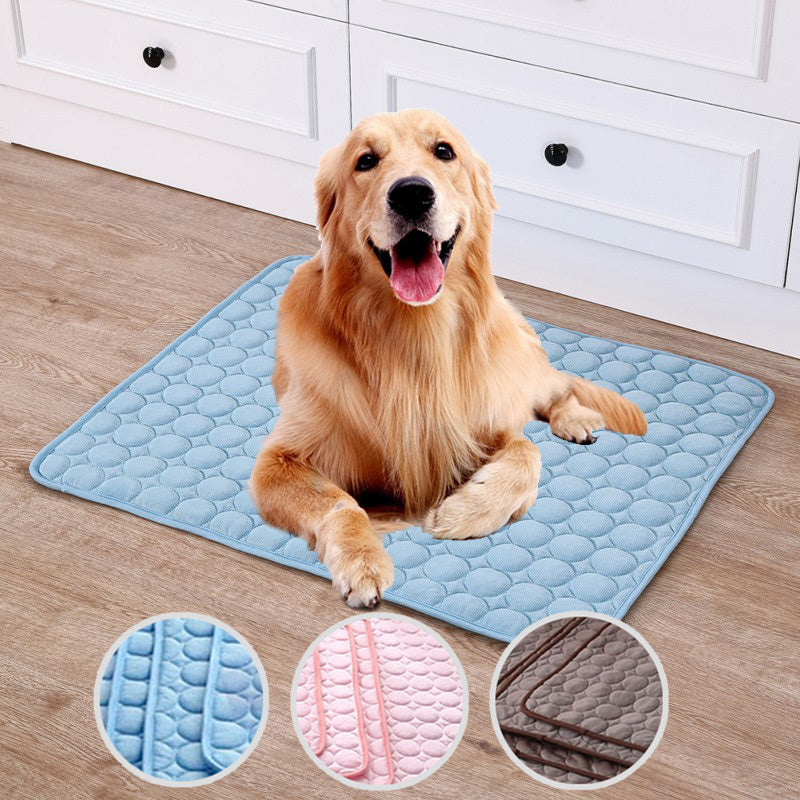Pet Summer Portable Ice Silk Cooling Pad - 𝓢𝓱𝓸𝓹𝓵𝓮𝓬𝔂