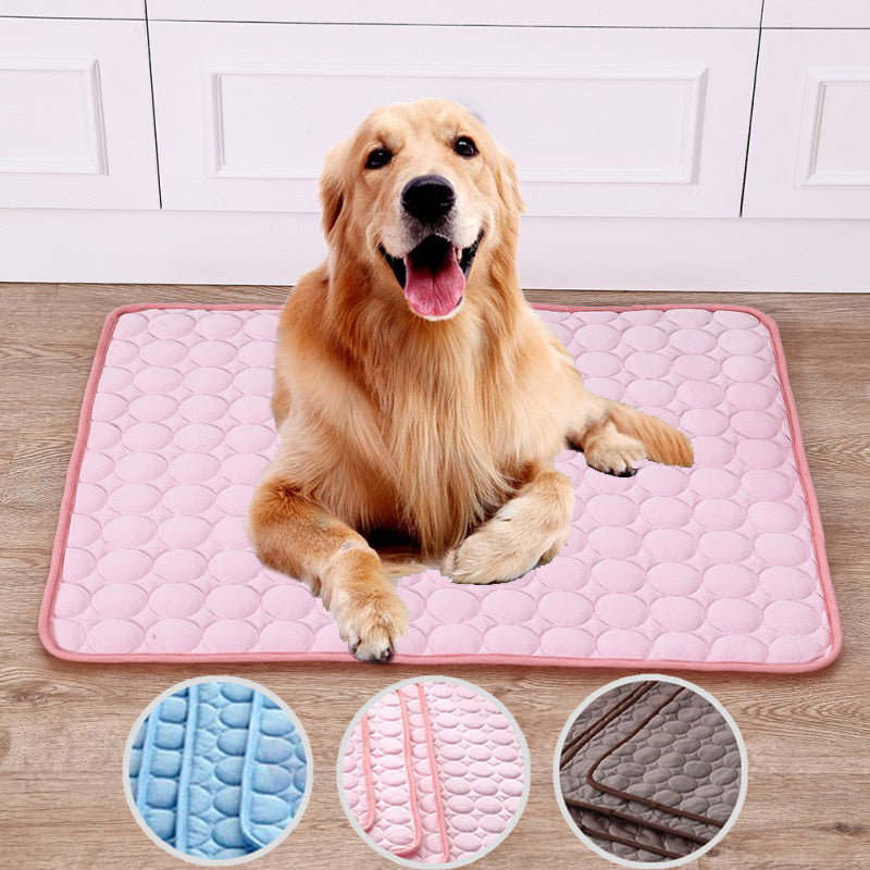Pet Summer Portable Ice Silk Cooling Pad - 𝓢𝓱𝓸𝓹𝓵𝓮𝓬𝔂