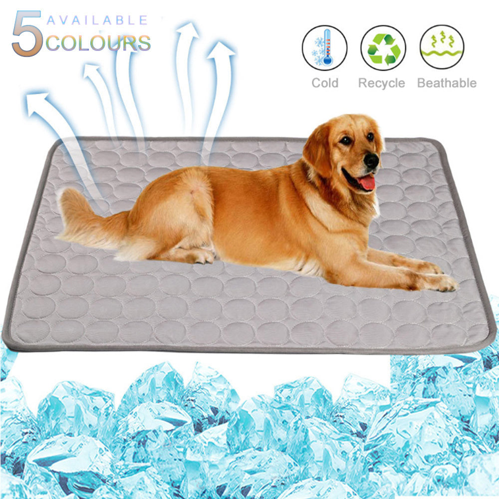 Pet Summer Portable Ice Silk Cooling Pad - 𝓢𝓱𝓸𝓹𝓵𝓮𝓬𝔂