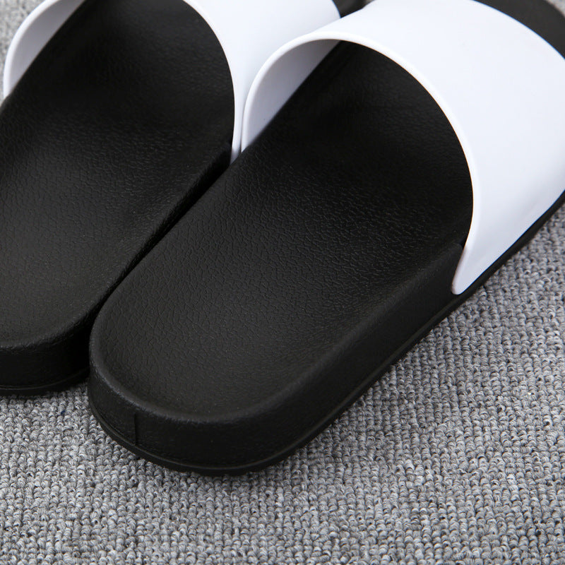 Shoes for Men Slippers Summer Home Slippers Men Black White Fashion Brand Men Shoes Non-slip Slides Men Luxury Designers Slides - 𝓢𝓱𝓸𝓹𝓵𝓮𝓬𝔂