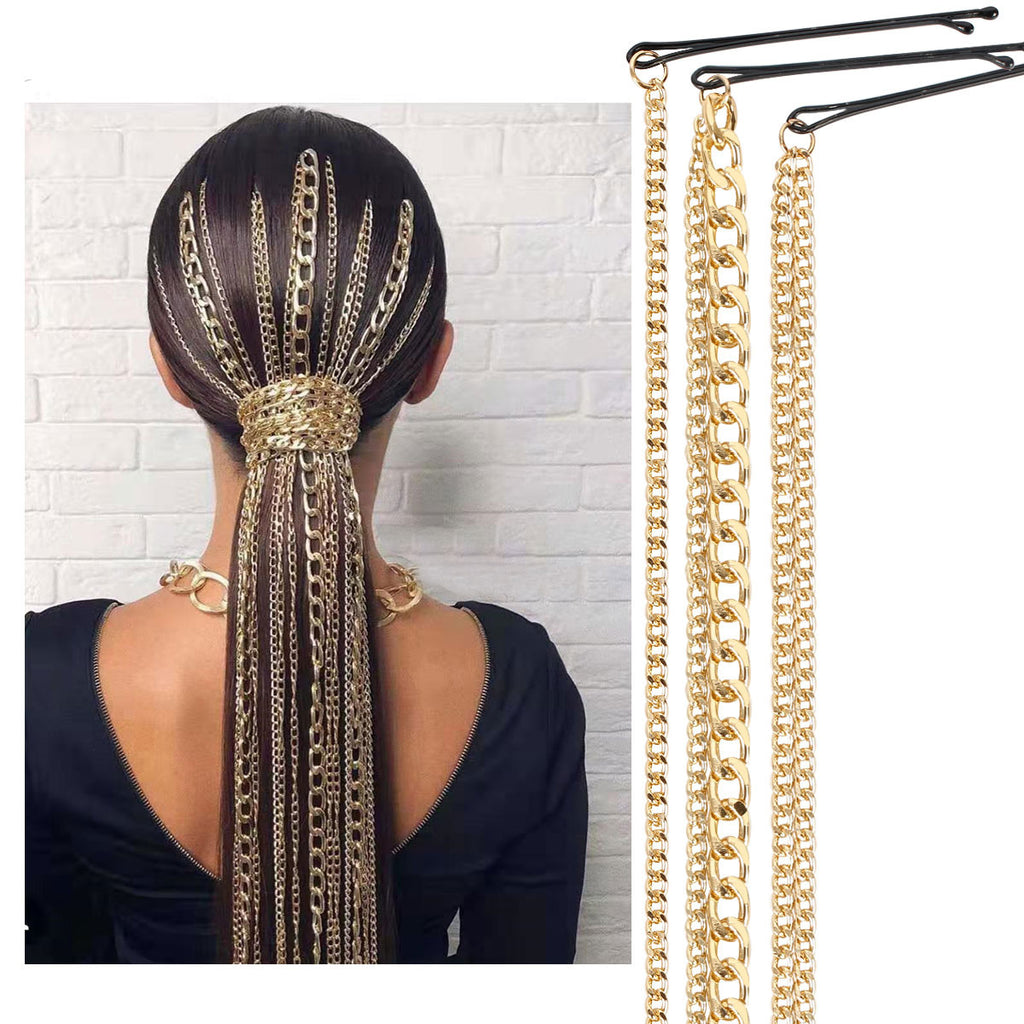 Women's Hair Chain Wave Fashion Headdress Hair Accessories Women - 𝓢𝓱𝓸𝓹𝓵𝓮𝓬𝔂