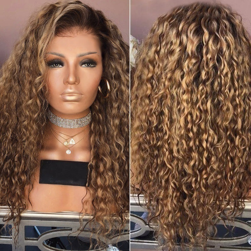 Small Curly Wig, Long Curly Hair, Small Wave, Chemical Fiber, High Temperature Resistant Wig - 𝓢𝓱𝓸𝓹𝓵𝓮𝓬𝔂