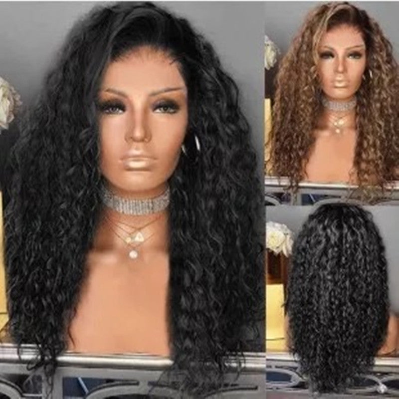 Small Curly Wig, Long Curly Hair, Small Wave, Chemical Fiber, High Temperature Resistant Wig - 𝓢𝓱𝓸𝓹𝓵𝓮𝓬𝔂