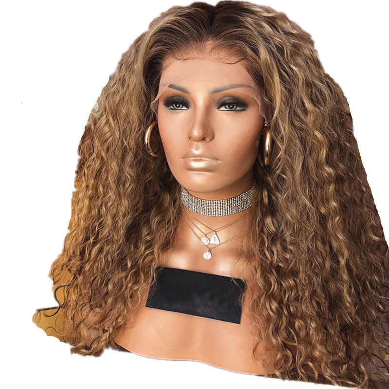 Small Curly Wig, Long Curly Hair, Small Wave, Chemical Fiber, High Temperature Resistant Wig - 𝓢𝓱𝓸𝓹𝓵𝓮𝓬𝔂