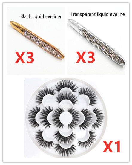 False Eyelashes Self-adhesive Eyeliner Multicolor - 𝓢𝓱𝓸𝓹𝓵𝓮𝓬𝔂