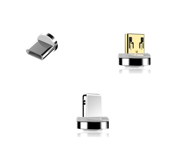 Compatible with Apple , Magnetic USB Cable Fast Charging Micro USB Type C Data Wire Cord Magnet Charger Mobile Phone Cable