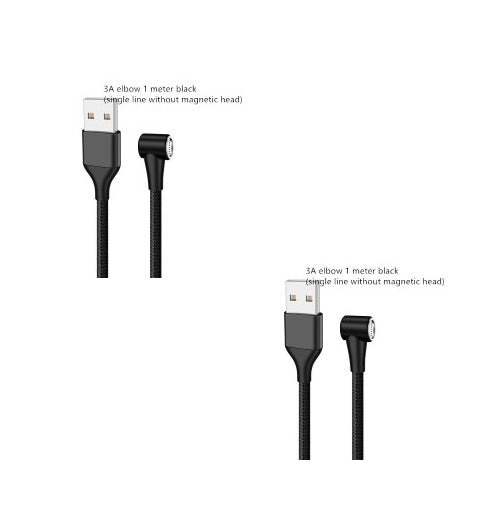 Compatible with Apple , Magnetic USB Cable Fast Charging Micro USB Type C Data Wire Cord Magnet Charger Mobile Phone Cable