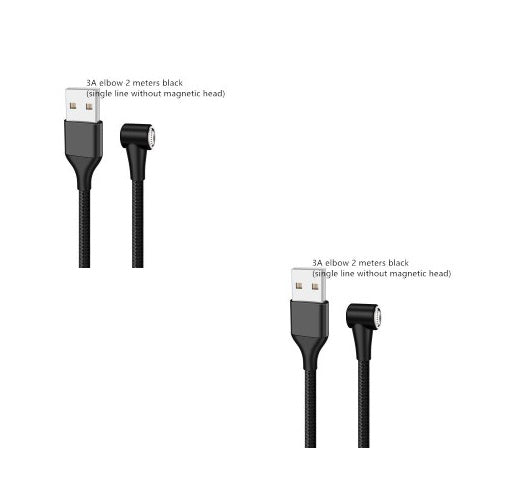 Compatible with Apple , Magnetic USB Cable Fast Charging Micro USB Type C Data Wire Cord Magnet Charger Mobile Phone Cable