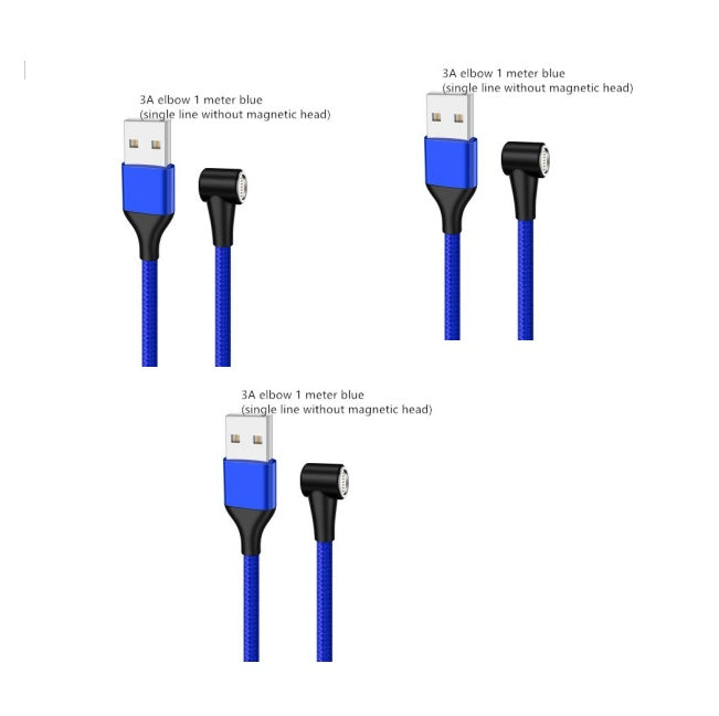 Compatible with Apple , Magnetic USB Cable Fast Charging Micro USB Type C Data Wire Cord Magnet Charger Mobile Phone Cable