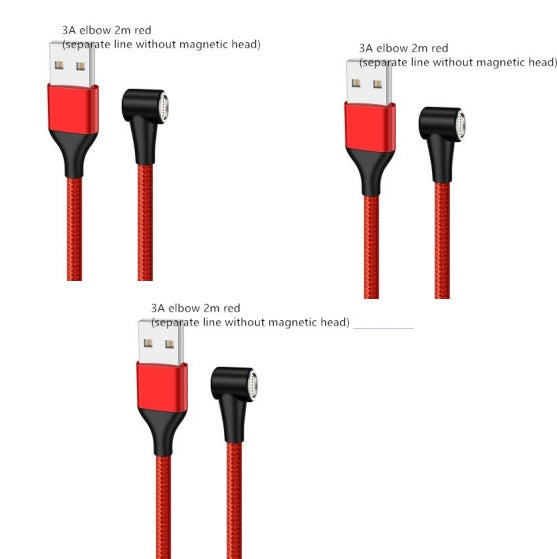 Compatible with Apple , Magnetic USB Cable Fast Charging Micro USB Type C Data Wire Cord Magnet Charger Mobile Phone Cable