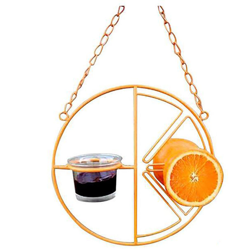 Oriole Bird Feeder Orange Fruit Outdoor Garden Metal Hanging Drinking Grape Jelly Container Farm Hummingbird Automatic Portable - 𝓢𝓱𝓸𝓹𝓵𝓮𝓬𝔂