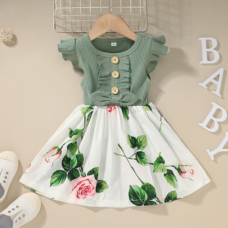 Toddler Kids Baby Girls Clothes Summer Girls Dress - 𝓢𝓱𝓸𝓹𝓵𝓮𝓬𝔂