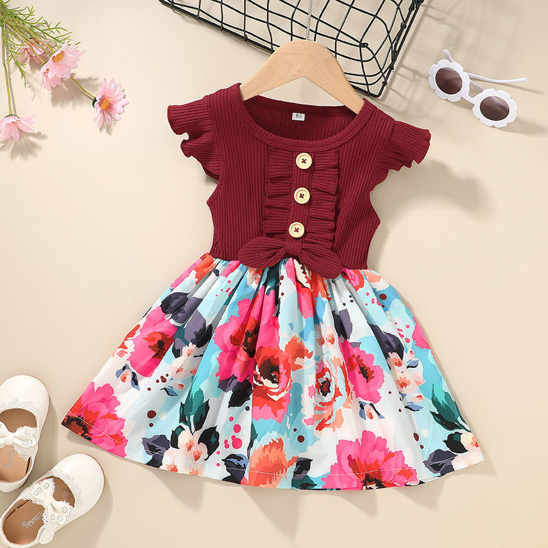 Toddler Kids Baby Girls Clothes Summer Girls Dress - 𝓢𝓱𝓸𝓹𝓵𝓮𝓬𝔂