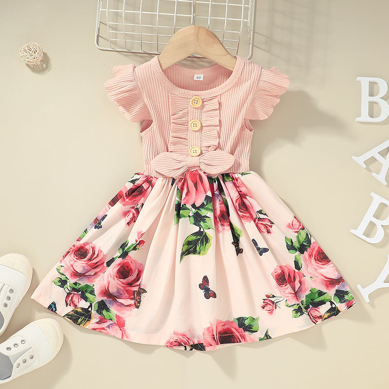 Toddler Kids Baby Girls Clothes Summer Girls Dress - 𝓢𝓱𝓸𝓹𝓵𝓮𝓬𝔂