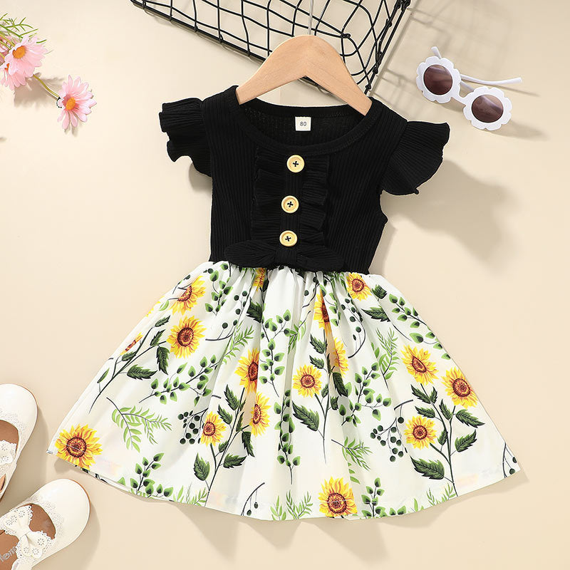 Toddler Kids Baby Girls Clothes Summer Girls Dress - 𝓢𝓱𝓸𝓹𝓵𝓮𝓬𝔂