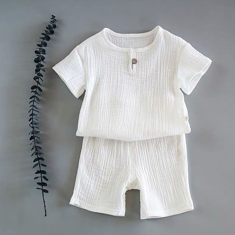 Boy And Girl Baby Short-sleeved Summer Suit - 𝓢𝓱𝓸𝓹𝓵𝓮𝓬𝔂