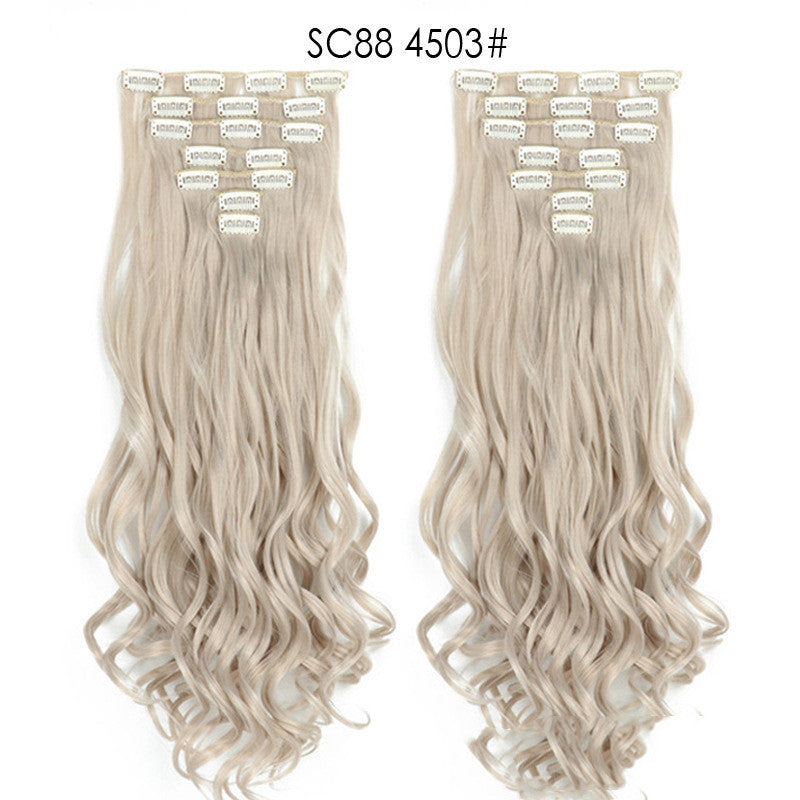 Clip Inhair16 Card Long Curly Wig Patch - 𝓢𝓱𝓸𝓹𝓵𝓮𝓬𝔂