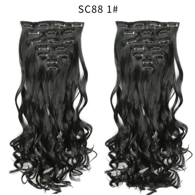 Clip Inhair16 Card Long Curly Wig Patch - 𝓢𝓱𝓸𝓹𝓵𝓮𝓬𝔂