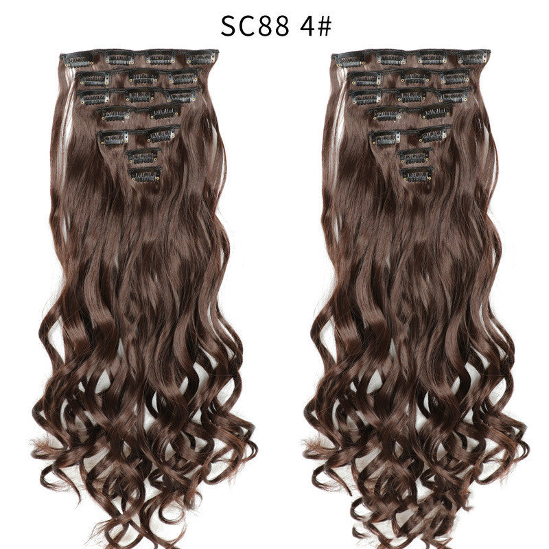 Clip Inhair16 Card Long Curly Wig Patch - 𝓢𝓱𝓸𝓹𝓵𝓮𝓬𝔂