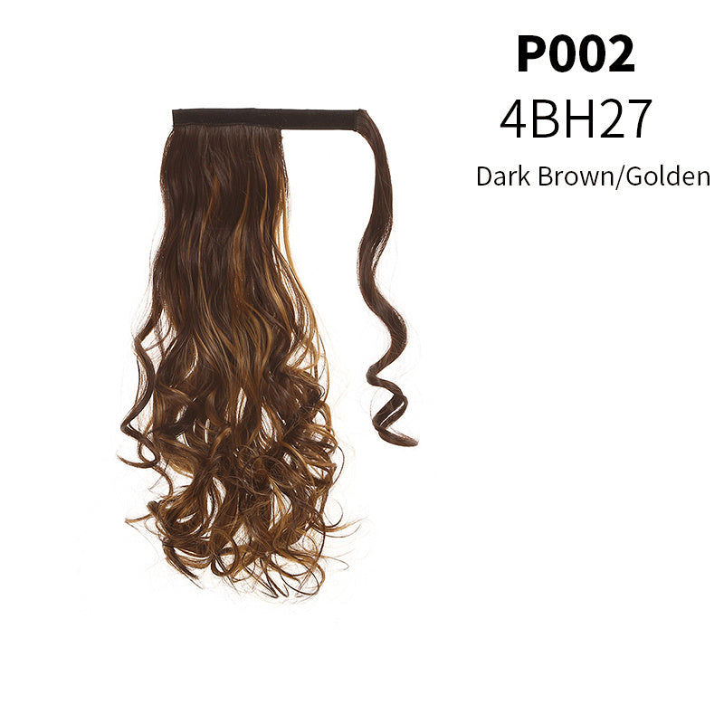 European And American Style Wig Fluffy Natural Ponytail - 𝓢𝓱𝓸𝓹𝓵𝓮𝓬𝔂