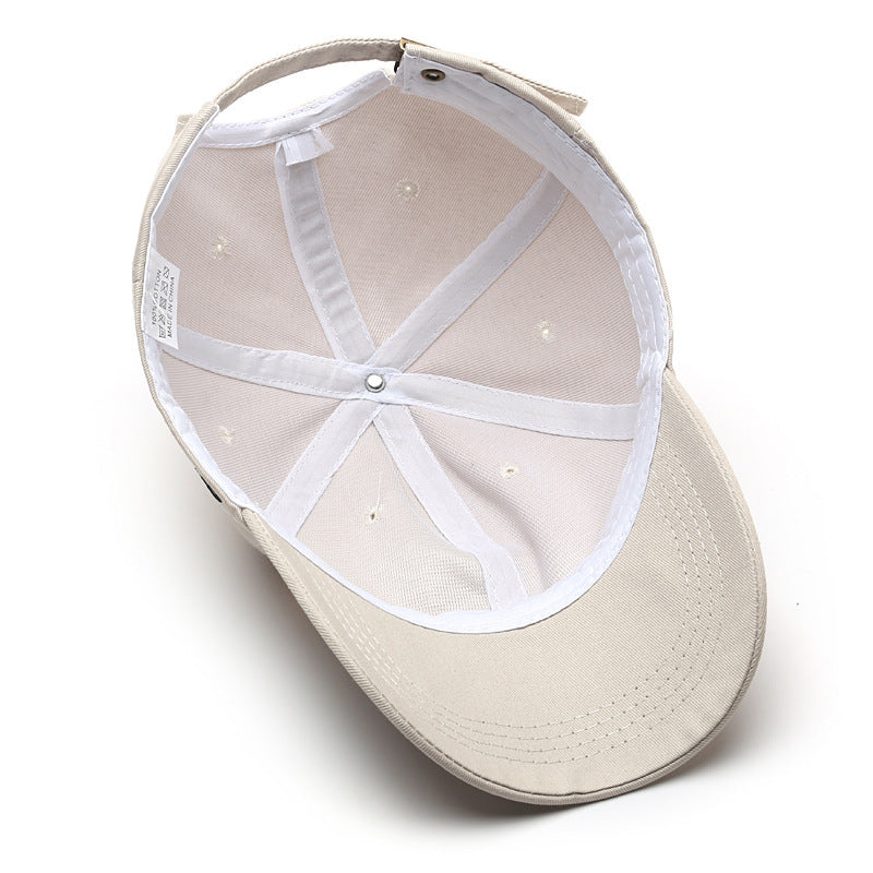 Soft top cap with side letter embroidery - 𝓢𝓱𝓸𝓹𝓵𝓮𝓬𝔂
