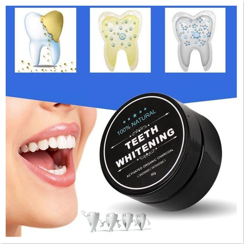 Charcoal Teeth Whitening Powder Activated Coconut Charcoal Teeth Whitening Charcoal Powder Oral Hygiene - 𝓢𝓱𝓸𝓹𝓵𝓮𝓬𝔂
