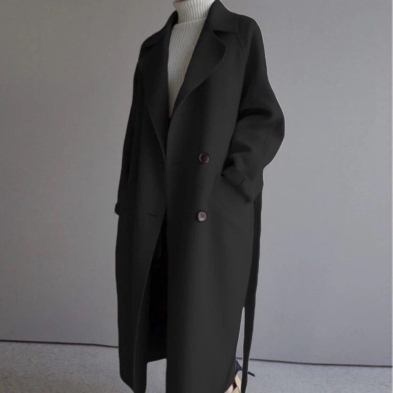 Womens Lapel Cashmere coat - 𝓢𝓱𝓸𝓹𝓵𝓮𝓬𝔂