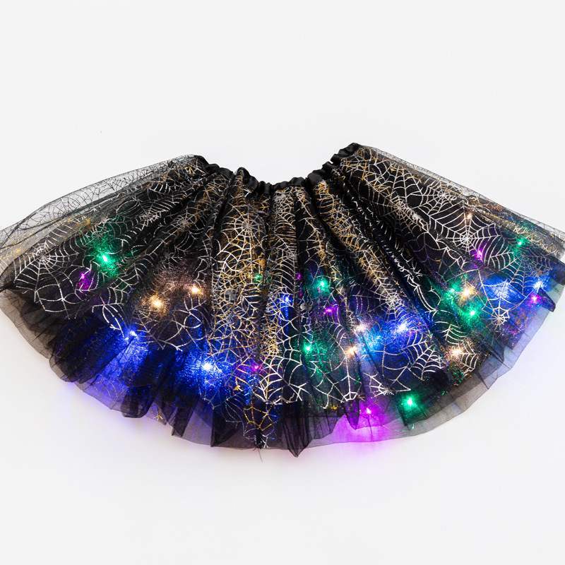 Magical & Luminous  LED Princess Halloween Tutu Skirt Sequins Shiny Skirt - 𝓢𝓱𝓸𝓹𝓵𝓮𝓬𝔂