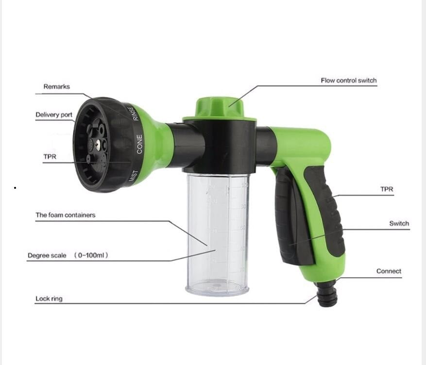 Foam Spray Gun High Pressure Automotive Foam Spray Gun Household Cleaner Generator - 𝓢𝓱𝓸𝓹𝓵𝓮𝓬𝔂