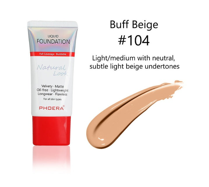 Matte, Silky, Tube Liquid Foundation, Ladies Products - 𝓢𝓱𝓸𝓹𝓵𝓮𝓬𝔂