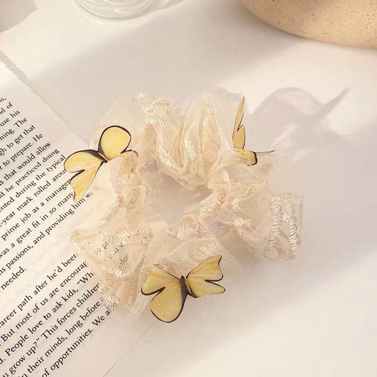 Women's Mesh Pig Intestine Ring Butterfly Hair Accessories - 𝓢𝓱𝓸𝓹𝓵𝓮𝓬𝔂