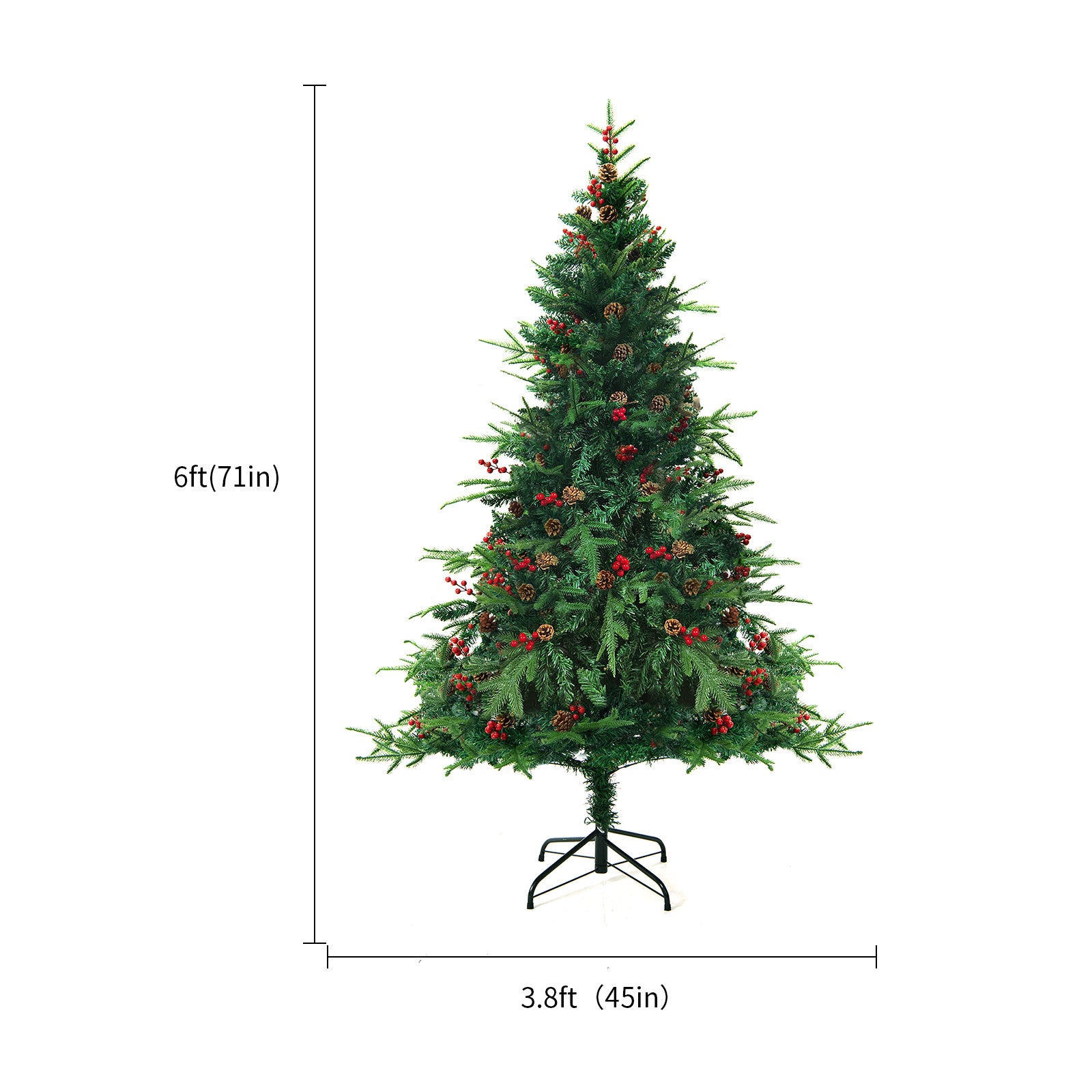 Christmas Tree PVC Artificial Snow Christmas Tree Mall Window Decoration Tree Cedar Christmas Tree Christmas Decoration Supplies - 𝓢𝓱𝓸𝓹𝓵𝓮𝓬𝔂