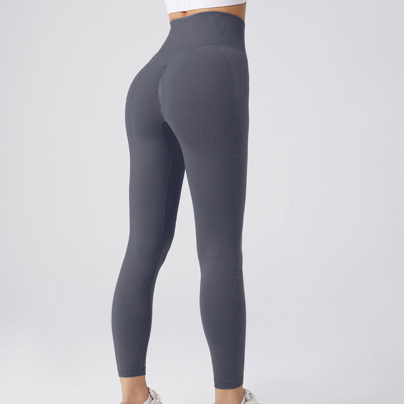 Seamless Leggings Yoga Pants Tummy Control Workout Running Yoga Leggings For Women - 𝓢𝓱𝓸𝓹𝓵𝓮𝓬𝔂