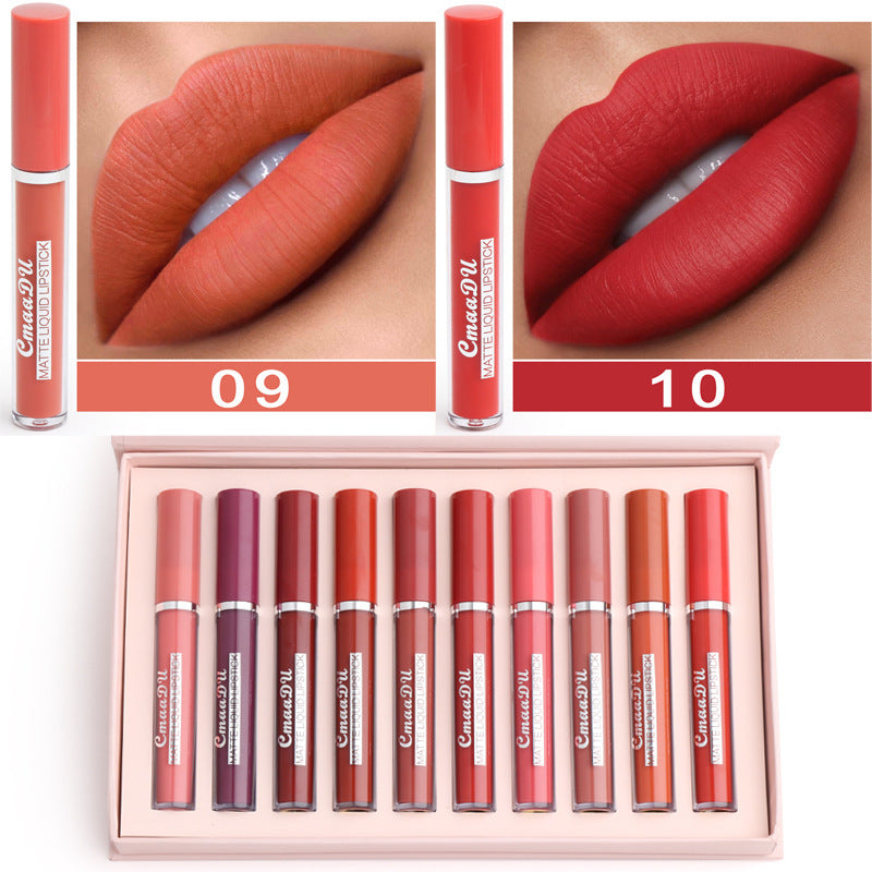 Women's Non-stick Cup Waterproof Matte Lipstick - 𝓢𝓱𝓸𝓹𝓵𝓮𝓬𝔂
