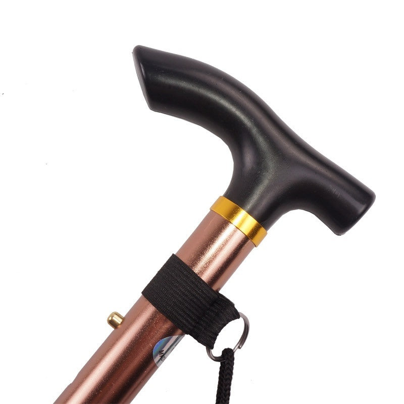Aluminum Alloy Folding Cane Stretchable Non-slip Cane Walking Stick For The Elderly