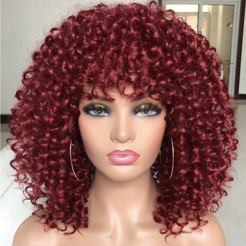 Women's Fashion Fluffy Chemical Fiber High Temperature Silk Head Cover - 𝓢𝓱𝓸𝓹𝓵𝓮𝓬𝔂