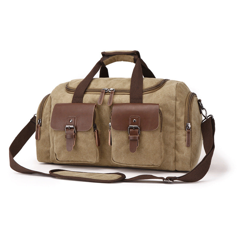 European American Style Travel Bag Canvas Portable - 𝓢𝓱𝓸𝓹𝓵𝓮𝓬𝔂
