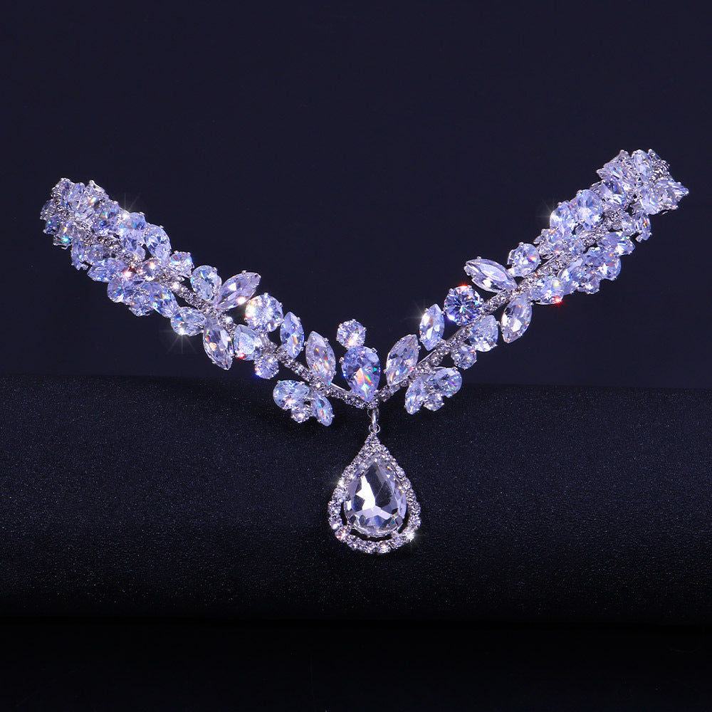 Head Chain Bridal Jewelry Women Luxury High-end Zircon Headband - 𝓢𝓱𝓸𝓹𝓵𝓮𝓬𝔂