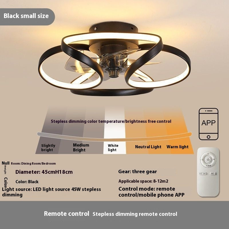 Bedroom Fan Lamp Simple Ceiling Light With Fan - 𝓢𝓱𝓸𝓹𝓵𝓮𝓬𝔂