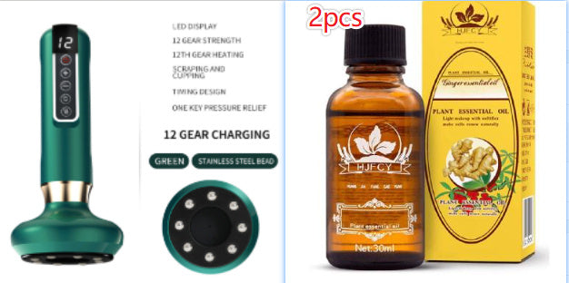 Electric Vacuum Cupping Massager For Body Anti-Cellulite Suction Cup Gua Sha Massage Body Cups Guasha Fat Burning Slimming Jars - 𝓢𝓱𝓸𝓹𝓵𝓮𝓬𝔂