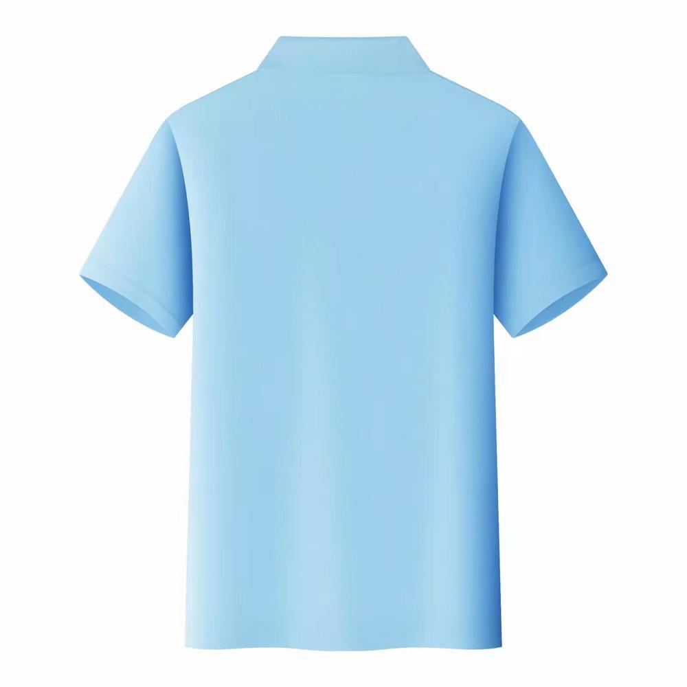 Men's Solid Color Polo Collar T-shirt Blank Short Sleeve - 𝓢𝓱𝓸𝓹𝓵𝓮𝓬𝔂