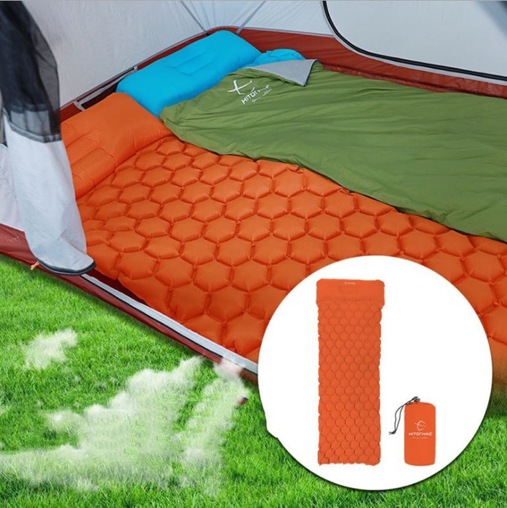 Outdoor Camping Inflatable Honeycomb Mattress Tent Sleeping Mat - 𝓢𝓱𝓸𝓹𝓵𝓮𝓬𝔂