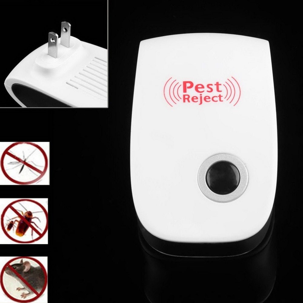 Electronic Ultrasonic Healthy Rechargeble Anti Mosquito Insect Pest Reject Mouse Repellent Repeller Practical Home EUUS Plug - 𝓢𝓱𝓸𝓹𝓵𝓮𝓬𝔂