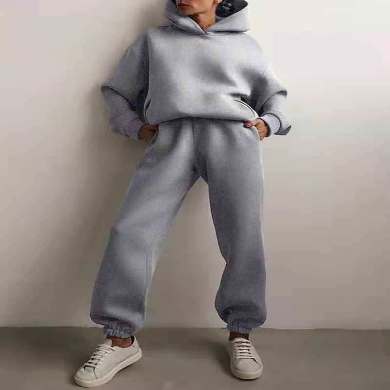 Women's Casual Hooded Sweater Two-piece Suit Clothes Hoodie Tracksuit - 𝓢𝓱𝓸𝓹𝓵𝓮𝓬𝔂